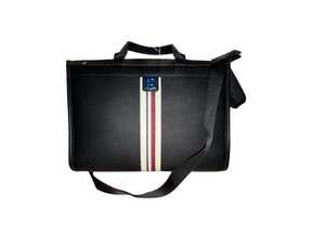 Tommy Hilfiger Margot Satchel Faux Leather Bag with Striped Detail